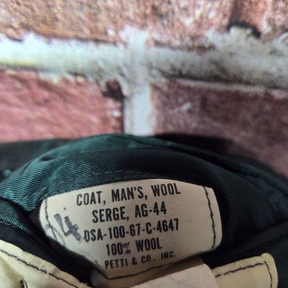 Vintage 1967 US Army Class A Dress Uniform Jacket | Men’s 39R | Military Blazer - Picture 8 of 11